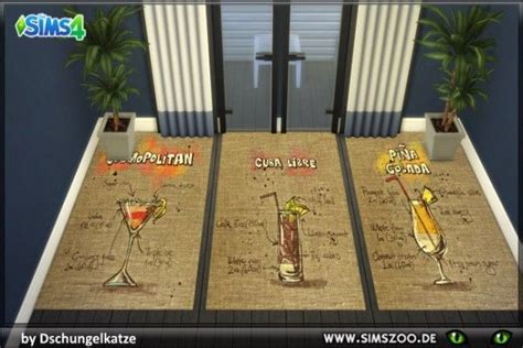 Blackys Sims 4 Zoo Dk Rugs 01 By Dschungelkatze • Sims 4 Downloads