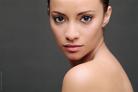 Beautiful Woman Looking At Camera By Stocksy Contributor Studio