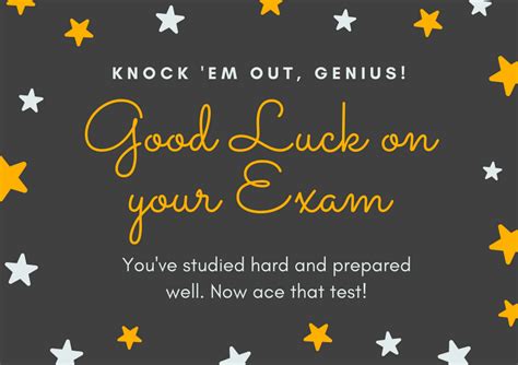 Good Luck For Final Exams Greetings