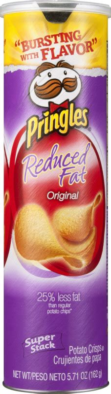 Pringles Reduced Fat Original Potato Crisps Pringles37000230410