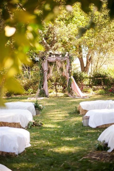 Outdoor Rustic Wedding Ceremony So Eventful Wedding And Events By