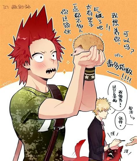 Kirishima Eijirou And Bakugou Katsuki My Hero Academia Pinterest