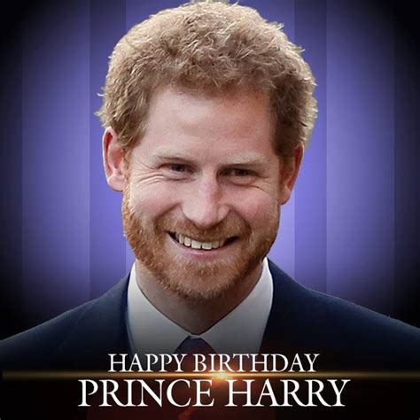 Prince Harrys Birthday Celebration Happybdayto