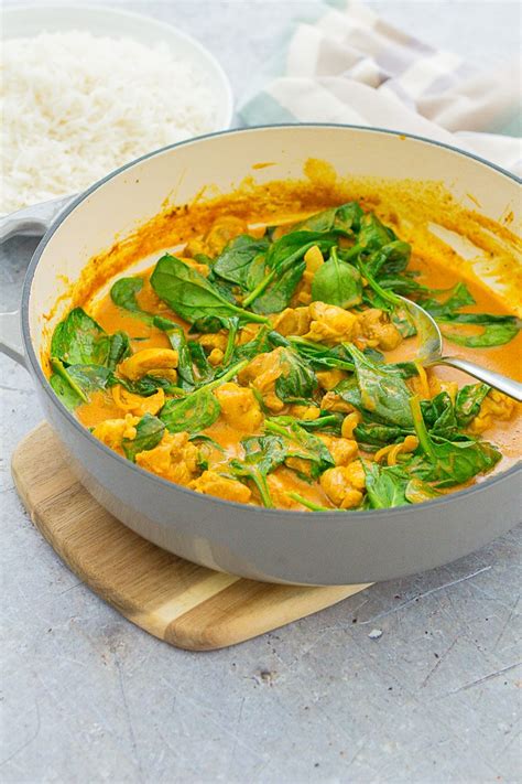 Use the microwave this is the fastest method, but remember: Quick Chicken and Spinach Curry (Chicken Saag) - Easy ...