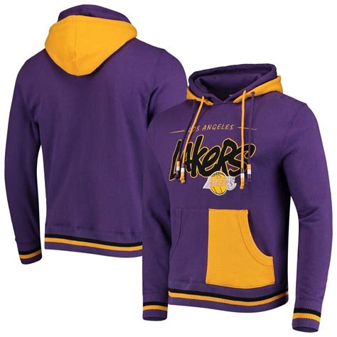 Shop los angeles lakers nba finals champs sweatshirts at fansedge. Men's Los Angeles Lakers Mitchell & Ness Purple Double ...