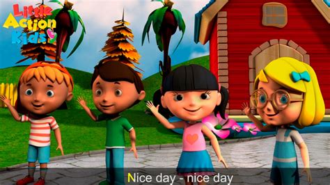 It is the most beautiful part of all life's seasons. Hello Nice Day Greeting Song With Lyrics | Children's ...