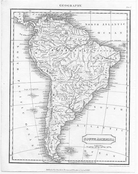 Map Of South America1816 Steel Engraved Print Maps Barnebys