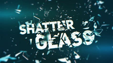 Shatter Glass Trailer After Effects Template Free Download Youtube