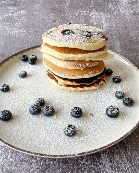 Fluffy Blueberry Pancakes Our Kitchen Chronicles