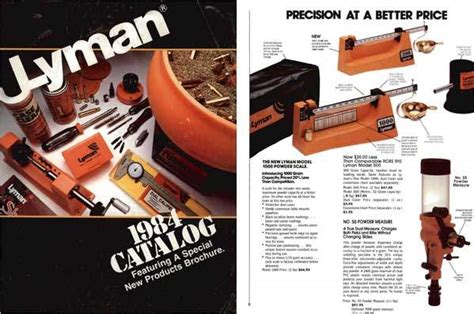 Lyman 1984 Products Catalog Cornell Publications