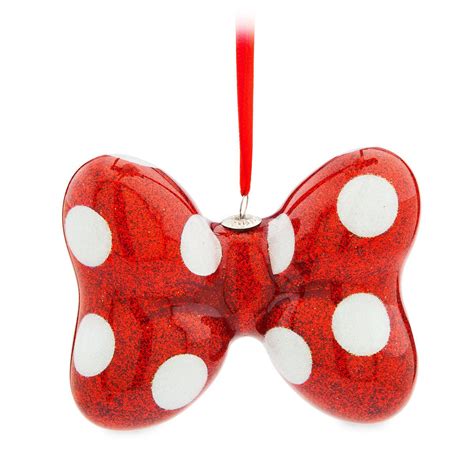 Minnie Mouse Bow Ornament Disney Ornaments Ornaments Minnie Bow