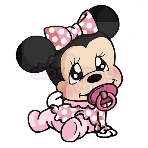 Minnie Bebe Para Colorear Dibujos De Disney Dibujando Con Vani