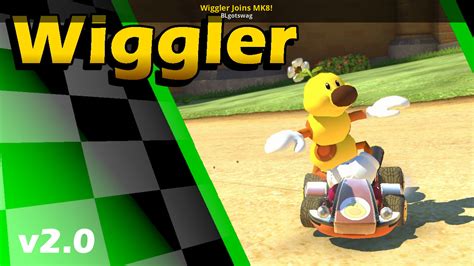 Wiggler Joins Mk8 Mario Kart 8 Mods