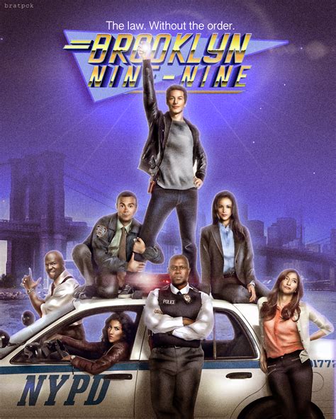 Created by dan goor, michael schur. 80s Brooklyn Nine Nine poster art by @bratpck on Instagram ...