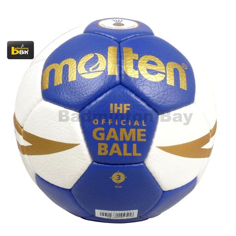 Molten H3x5001 Bw H2x5001 Bw Handball New White Blue Color Ihf Approved