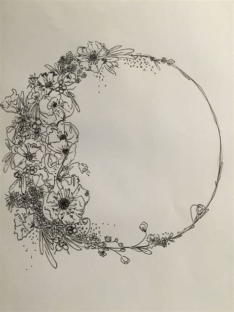 Flower Circle Drawing At Getdrawings Free Download