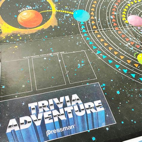 Vintage Trivia Adventure Board Game 1983 Toy 100 Complete 80s Etsy