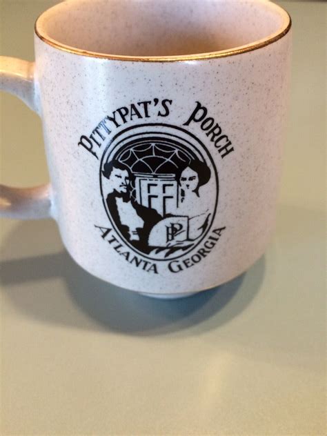 Vintage PITTYPAT'S PORCH Restaurant Atlanta GA Floral ROSE Footed Tea