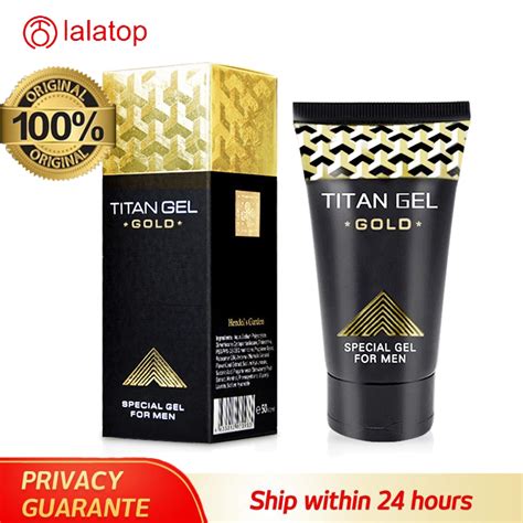 Lalatop Adult Original Russian Titan Gel Gel Gold Intimate Gel Sex