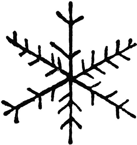 Black and white thankyou png clipart free cliparts uihere. Snow Crystals | ClipArt ETC