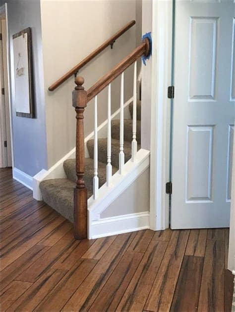Banisters and handrails get a lot of use, and over time varnish becomes rubbed, worn and scratched. Banister Makeover With No Sanding or Stripping | Hometalk