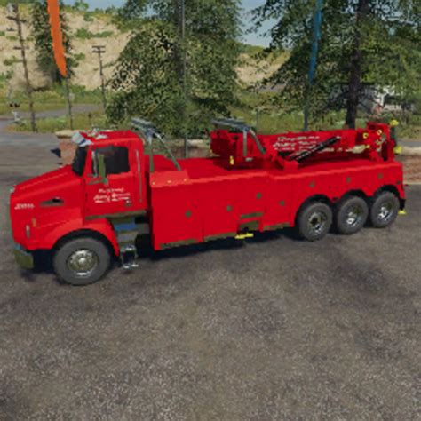 Fs 19 Tow Truck Wrecker Pack V 022 Trucks Mod Für Farming Simulator 19