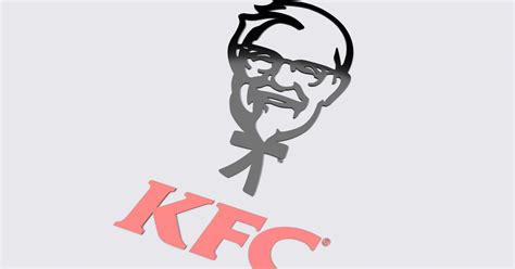 Kfc Kentucky Fried Chicken Logo By Toxicmaxi Download Free Stl