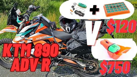 Ktm Adventure R Twin Air Filter Setup V Rottweiler Intake Youtube