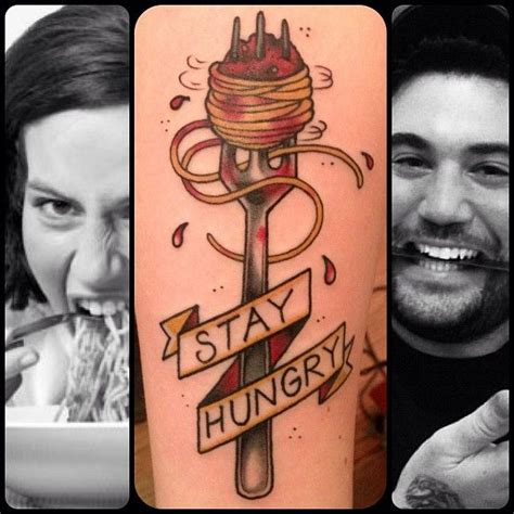 Food Tattoos Spaghetti By Richard Smith Knife Tattoo I Tattoo