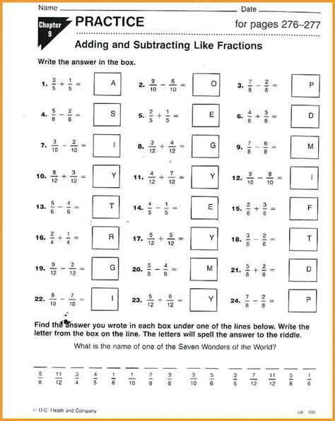 The quality of your printable 7th grade math worksheet will be pristine with the pdf version of the worksheet. 7Th Grade Math Worksheets And Answer Key | db-excel.com