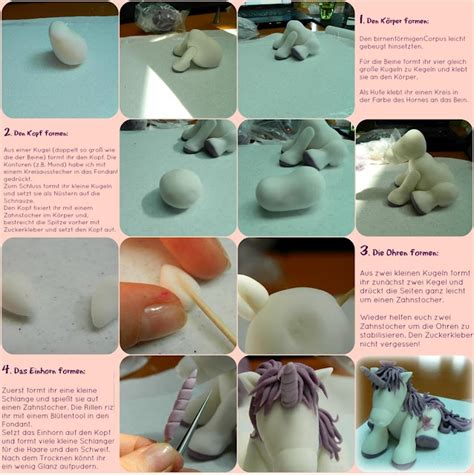 If you don't want to make edible horns, you can use small birthday cake candles as horns instead. Fondant Unicorn tutorial | Mia and me | Pinterest ...