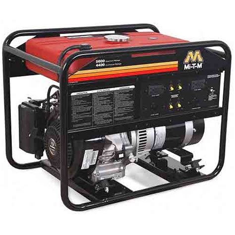 Mi-T-M 5000 Watt Honda Gasoline Portable Generator GEN-5000-0MH0