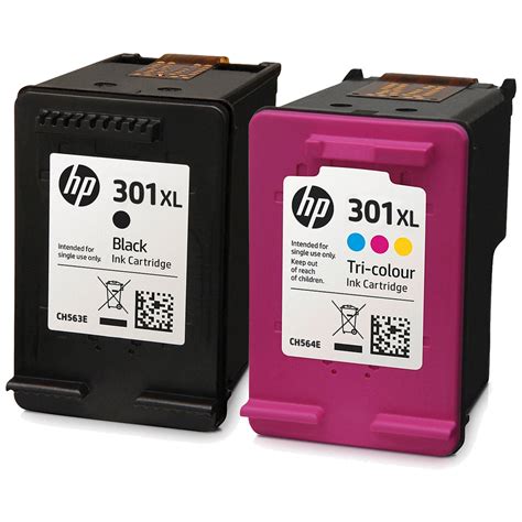 Original Hp 301xl Black And Colour Ink Cartridge Multipack