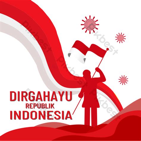 Gambar Dirgahayu Kemerdekaan Republik Indonesia Ilustrasi Desain
