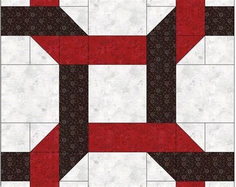 Celtic Weave Quilt Pattern Pdf File To Download And Sew Etsy Quilt