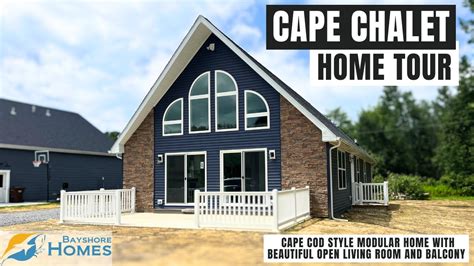 Cape Chalet Style Modular Home Tour Perfect Lake House Prefab