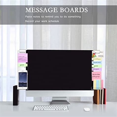 Mosiso Acrylic Monitor Memo Board Message Memo Holders Notes Boards