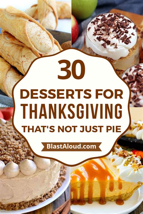 30 easy dessert recipes for thanksgiving that are not just pie thanksgiving desserts