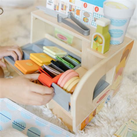 Melissa And Doug Wooden Slice And Stack Sandwich Counter T Envy