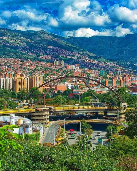 Medellin Antioquia Colombia City Natural Landmarks America