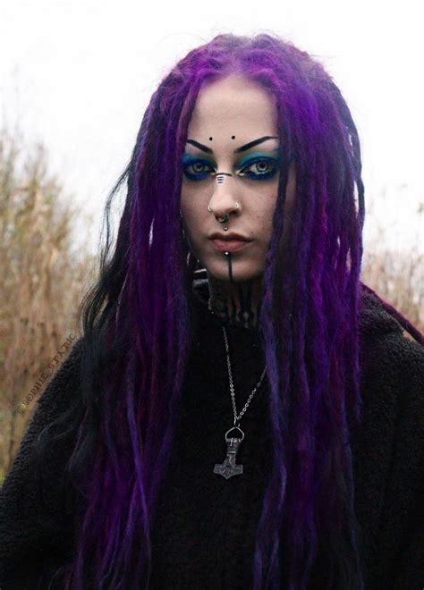 Pin By Alison Ehrick On Goths In 2022 Dreads Girl Gothic Beauty