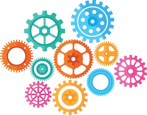 Gear Clock Gears Png Download 91537218 Free Transparent Gear Png