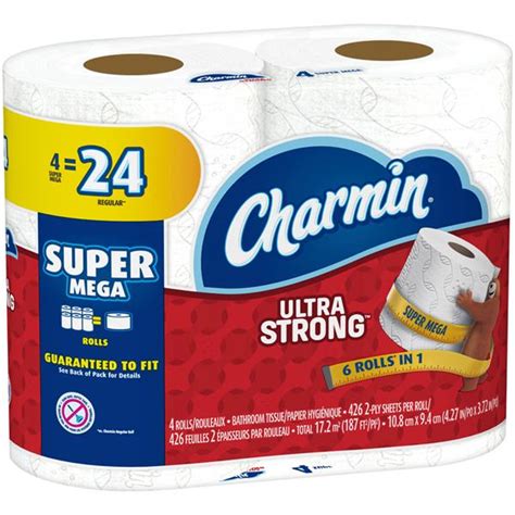 Charmin Ultra Strong Super Mega Rolls Hy Vee Aisles Online Grocery