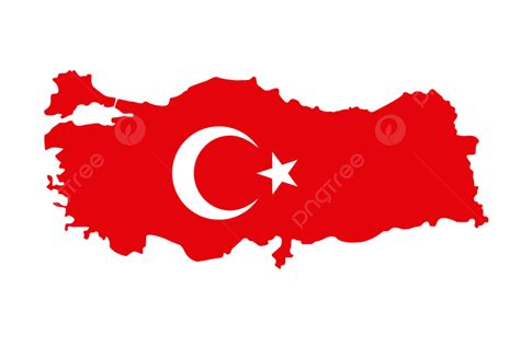 Concept Map Vector Art Png Turkish Map Isolated Concept White