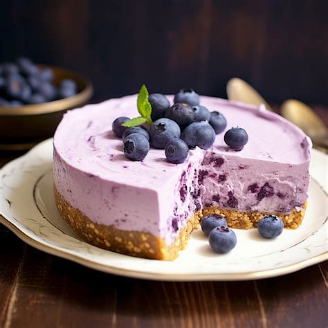 Easy No Bake Frozen Blueberry Pie Recipe Eight Recipes