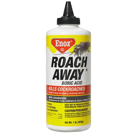 Enoz Roach Away Boric Acid Powder Cockroach Killer, 1 Lb - Walmart.com