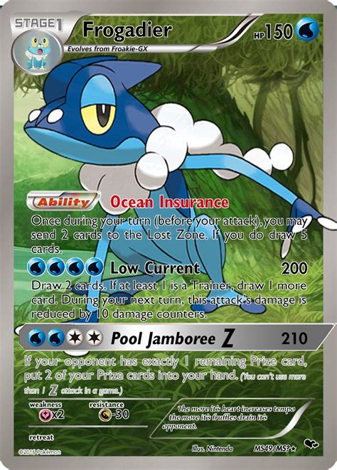 Frogadier In 2021 Pokemon Cards Cards Feelings