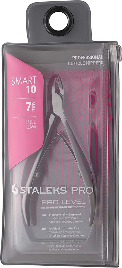 staleks pro smart 10 ns 10 7 cuticle nippers full jaw 0 27 inch 7mm for professionals and
