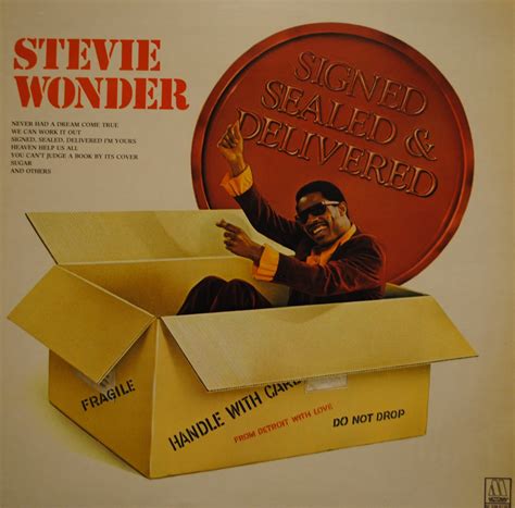 Stevie Wonder Signed Sealed And Delivered
