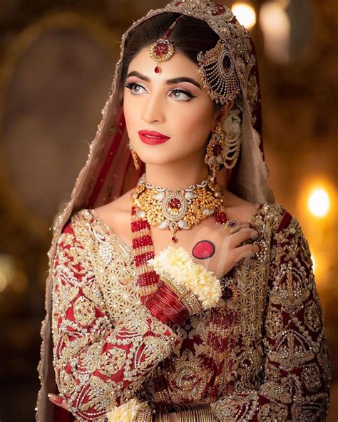 ghanu🖤 bridal makeup looks bridal dresses pakistan bridal beauty